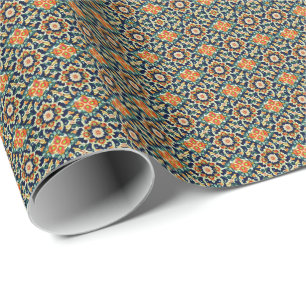 Papel De Regalo Floral Mediterráneo
