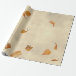 Papel De Regalo Floral natural Grungy Tierra Poppes Pétalos Mulber