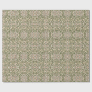 Papel de regalo floral oliva Windrush vintage