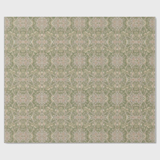 Papel de regalo floral oliva Windrush vintage