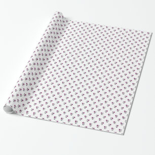 Papel de Regalo Floral para Chicas Delicado