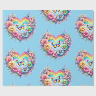 Papel de Regalo - Floral Primavera Pastel Papel de