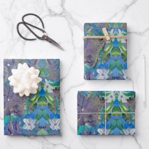 Papel de regalo floral Purple Haze