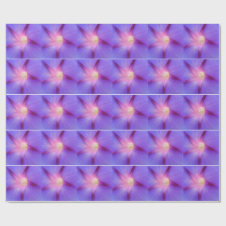 Papel De Regalo Floral Purpura