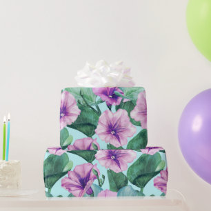 Papel De Regalo Floral Retro Glory Matutina