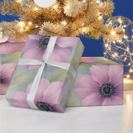 Papel de Regalo Floral Rosa Envoltorio de Regalo E