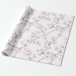 Papel de regalo Floral Rosa envolviendo Cerezo