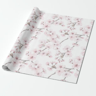 Papel de regalo Floral Rosa envolviendo Cerezo