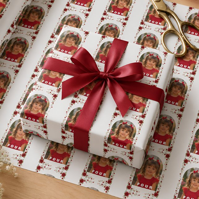 Papel de regalo floral Rosa Roja (Subido por el creador)