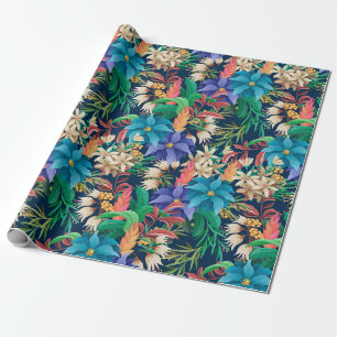 Papel De Regalo Floral tropical