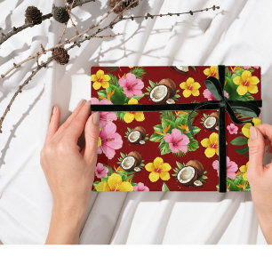 Papel De Regalo Floral tropical