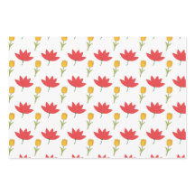Papel de regalo floral veraniego