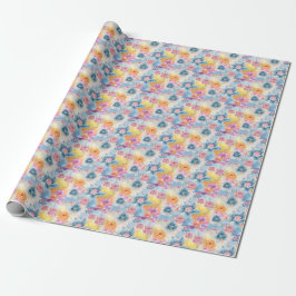 Papel De Regalo Floral Wrapping Paper