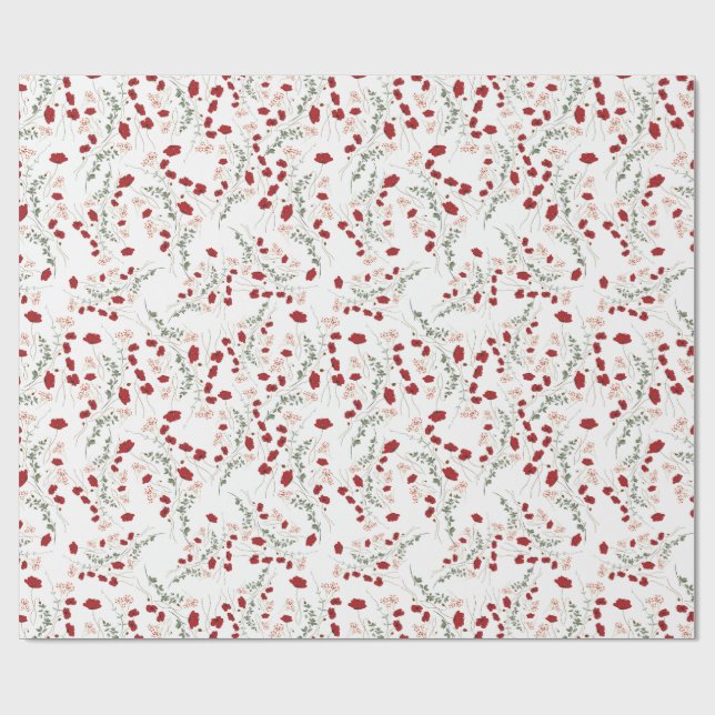 Papel de regalo Floreal (Superficie plana)