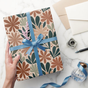 Papel De Regalo Florece Suculenta del Desierto