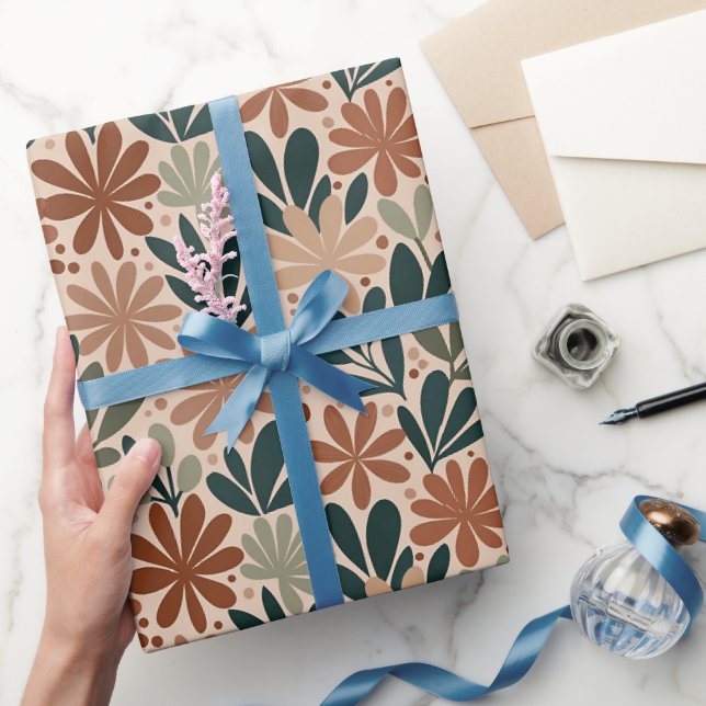 Papel De Regalo Florece Suculenta del Desierto (Regalar)
