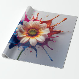 Papel De Regalo Florecer de Salpicaduras