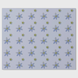 Papel De Regalo florecer en blanco