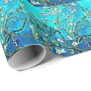 Papel De Regalo Florecientes ramas de almendras de Van Gogh