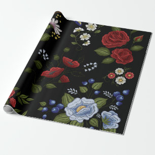 Papel De Regalo Flores
