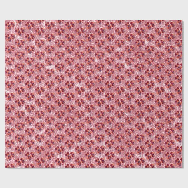 Papel De Regalo Flores (Superficie plana)