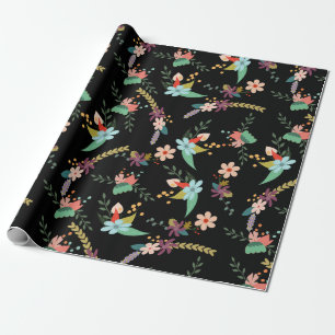 Papel De Regalo Flores cortas