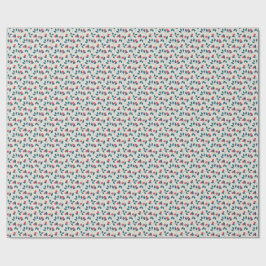 Papel De Regalo Flores Cósmicas Colgantes
