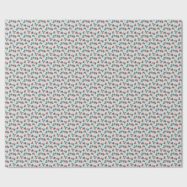 Papel De Regalo Flores Cósmicas Colgantes (Superficie plana)