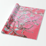 Papel De Regalo Flores de Almendro de Van Gogh Rosa<br><div class="desc">“Regala con arte,  envuelve con belleza.”</div>