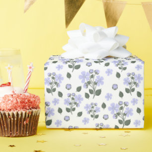 Papel De Regalo Flores de Blackberry, patrón sin costura