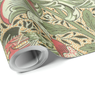 Papel De Regalo Flores de cabaña William Morris