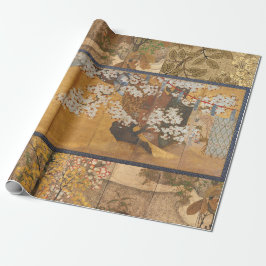 Papel De Regalo Flores de cerezo antiguas lacadas