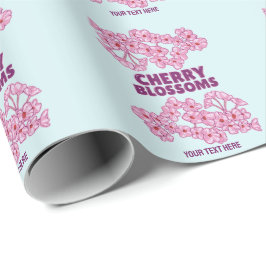 Papel De Regalo Flores de cerezo rosa