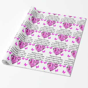 Papel De Regalo FLORES DE COLOR ROSA DE bonito Y REFERENCIA DE SER