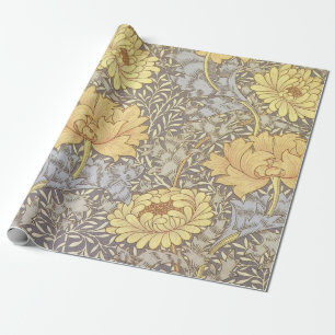 Papel De Regalo Flores de Crisantemo de William Morris