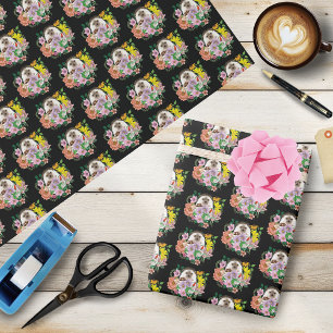 Papel De Regalo Flores de edgehog