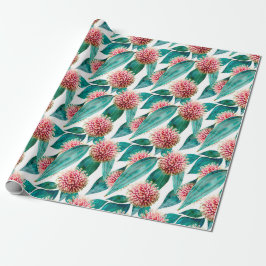 Papel De Regalo Flores de Hakea Laurina Pincushion