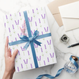 Papel De Regalo Flores de lavanda