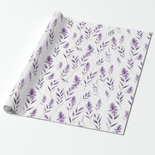 Papel De Regalo Flores de lavanda Thunder_Cove