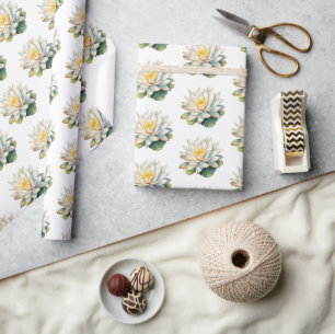 Papel De Regalo Flores de Loto Serenidad