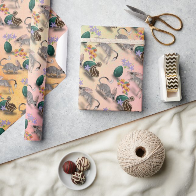 Papel De Regalo Flores de Pascua Bilby y Australia (Artesanía)