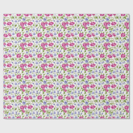 Papel De Regalo Flores de primavera