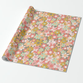 Papel De Regalo Flores de primavera