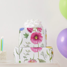 Papel De Regalo Flores de primavera
