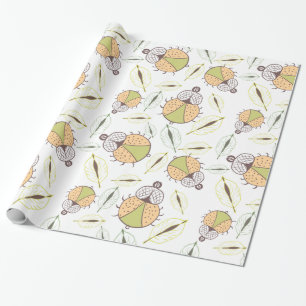 Papel De Regalo Flores dulces sin fisuras