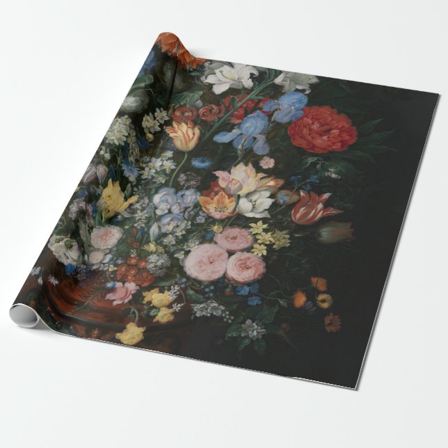 Papel De Regalo Flores en una vara - Jan Brueghel (Desenrollado)