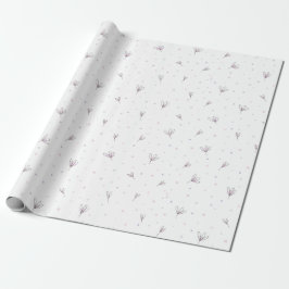 Papel De Regalo Flores Lilac