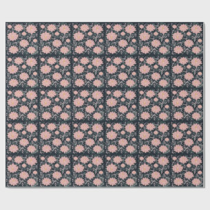 Papel De Regalo Flores mágicas con diseño de brillo