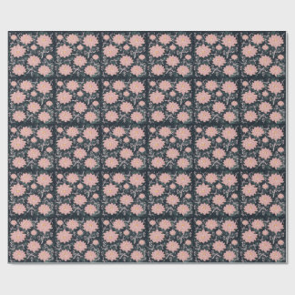 Papel De Regalo Flores mágicas con diseño de brillo