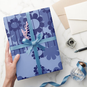 Papel De Regalo Flores moradas